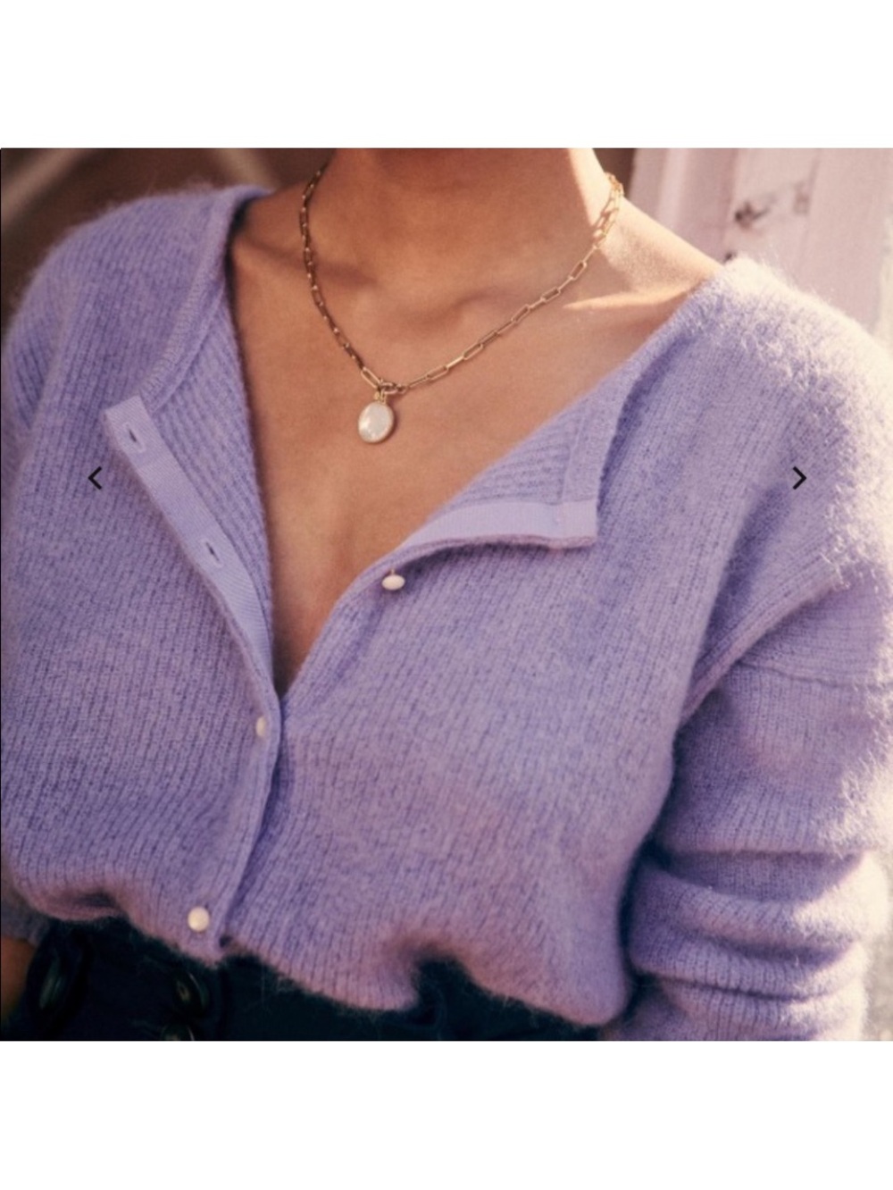 Sezane NWT Lilac Gaspard. XL